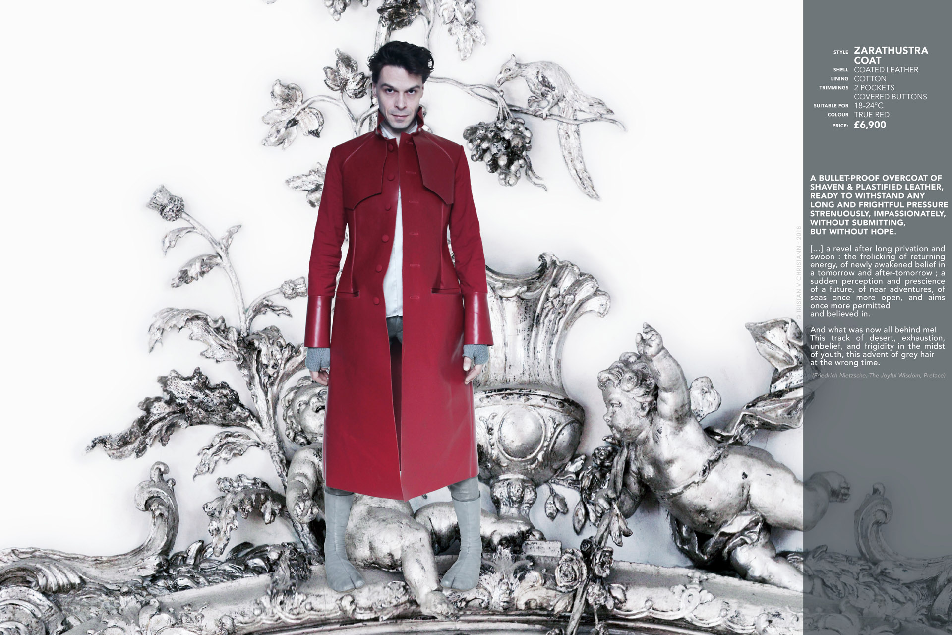 ZARATHUSTRA COAT by TRISTAN v CHRISTANN
